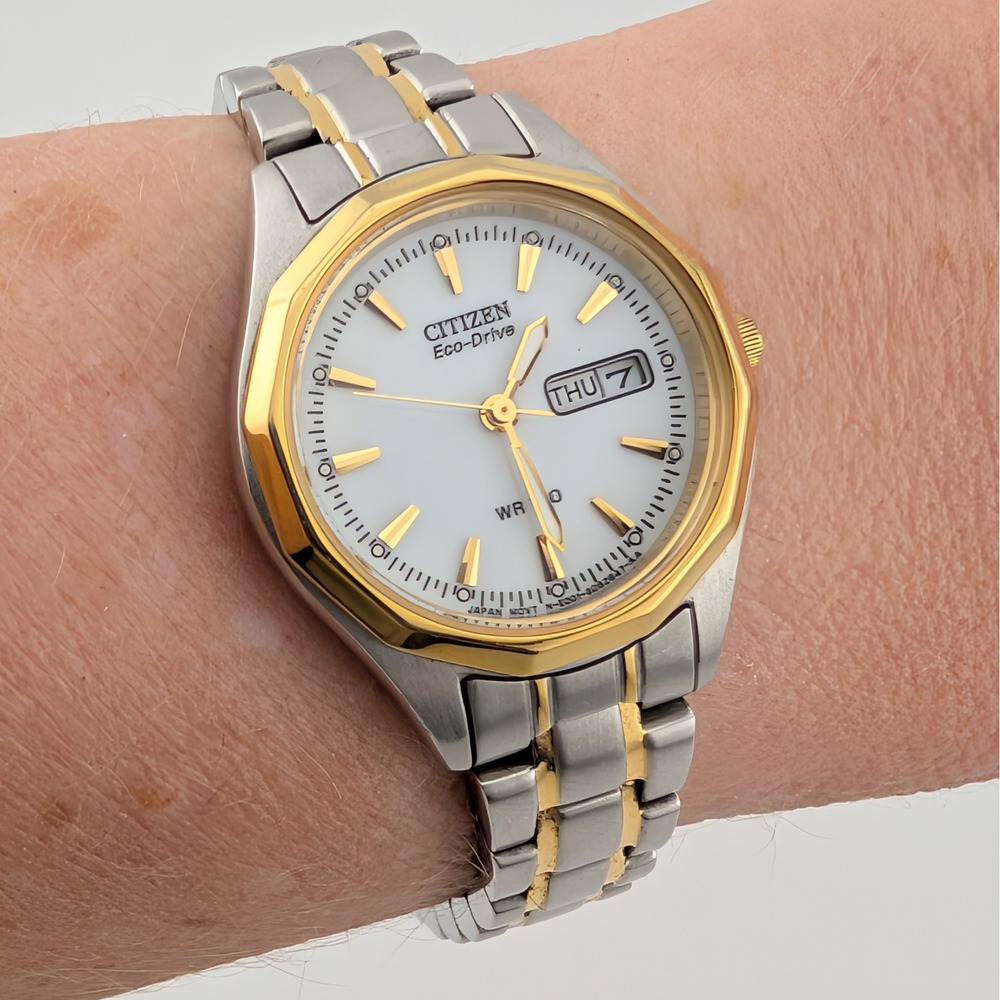 Citizen Corso - Two-Tone Silver and Gold Women's Eco-Drive Watch - Picture 3 of 10